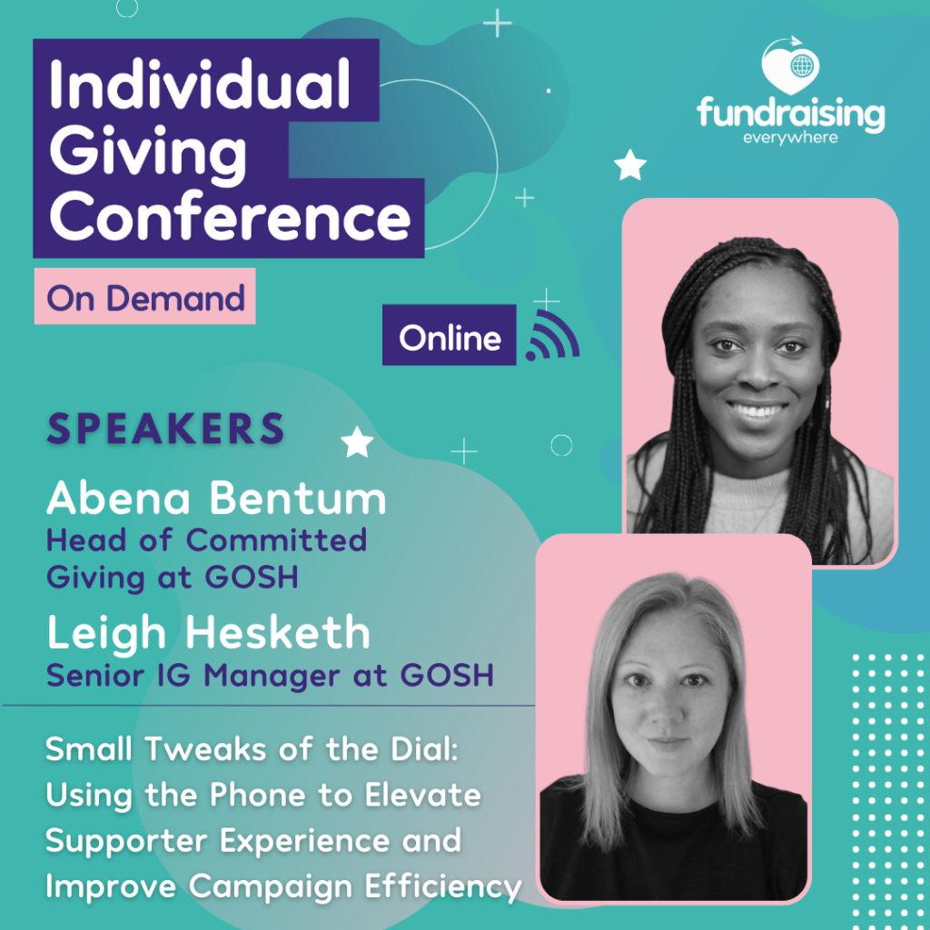 Small tweaks of the dial: using the phone to elevate support experience and improve campaign efficiency with Abena Bentum & Leigh Hesketh