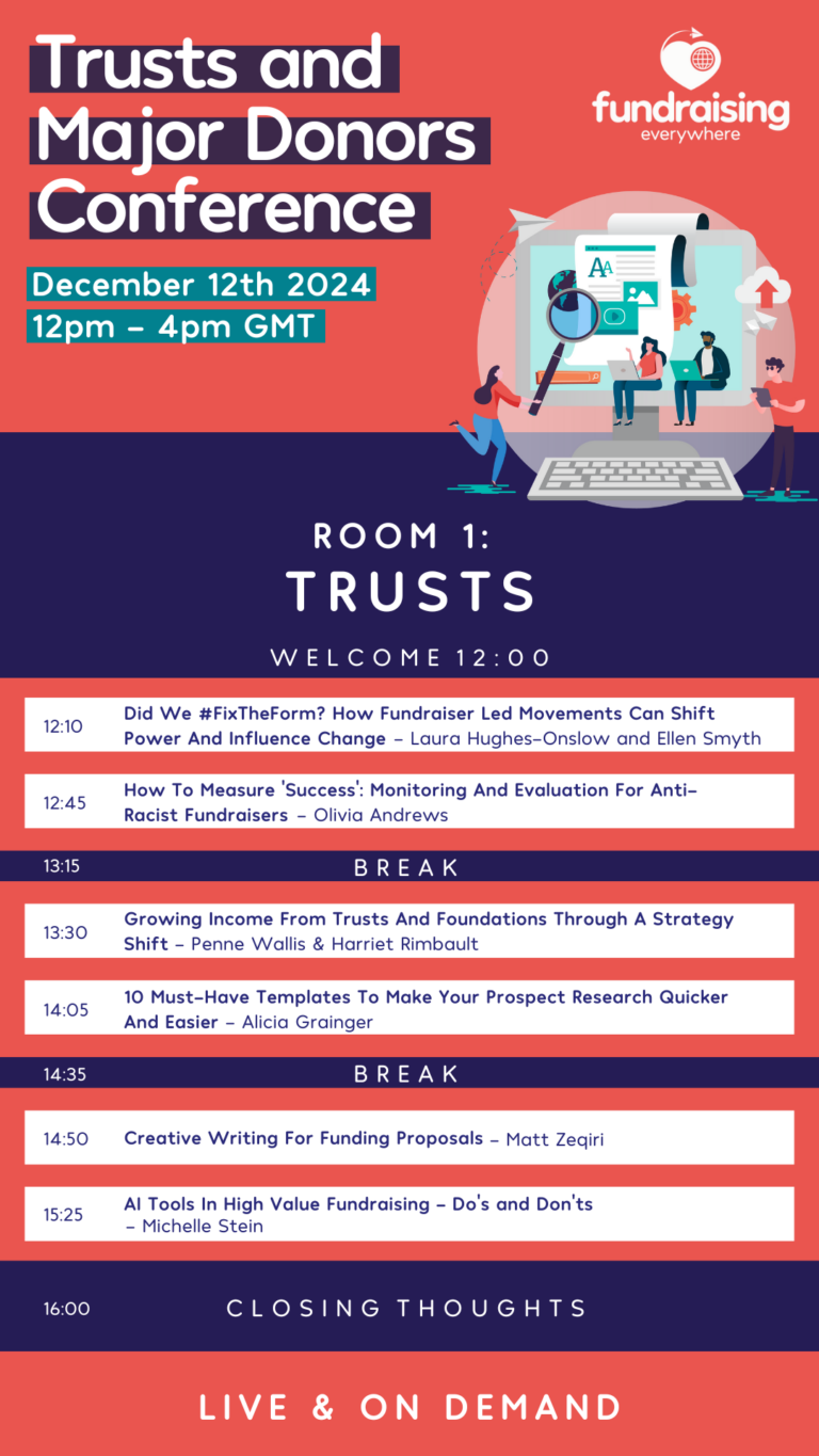 Trusts & Major Donors Programme - Room 1